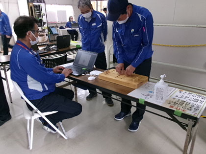 体力測定（手作業）